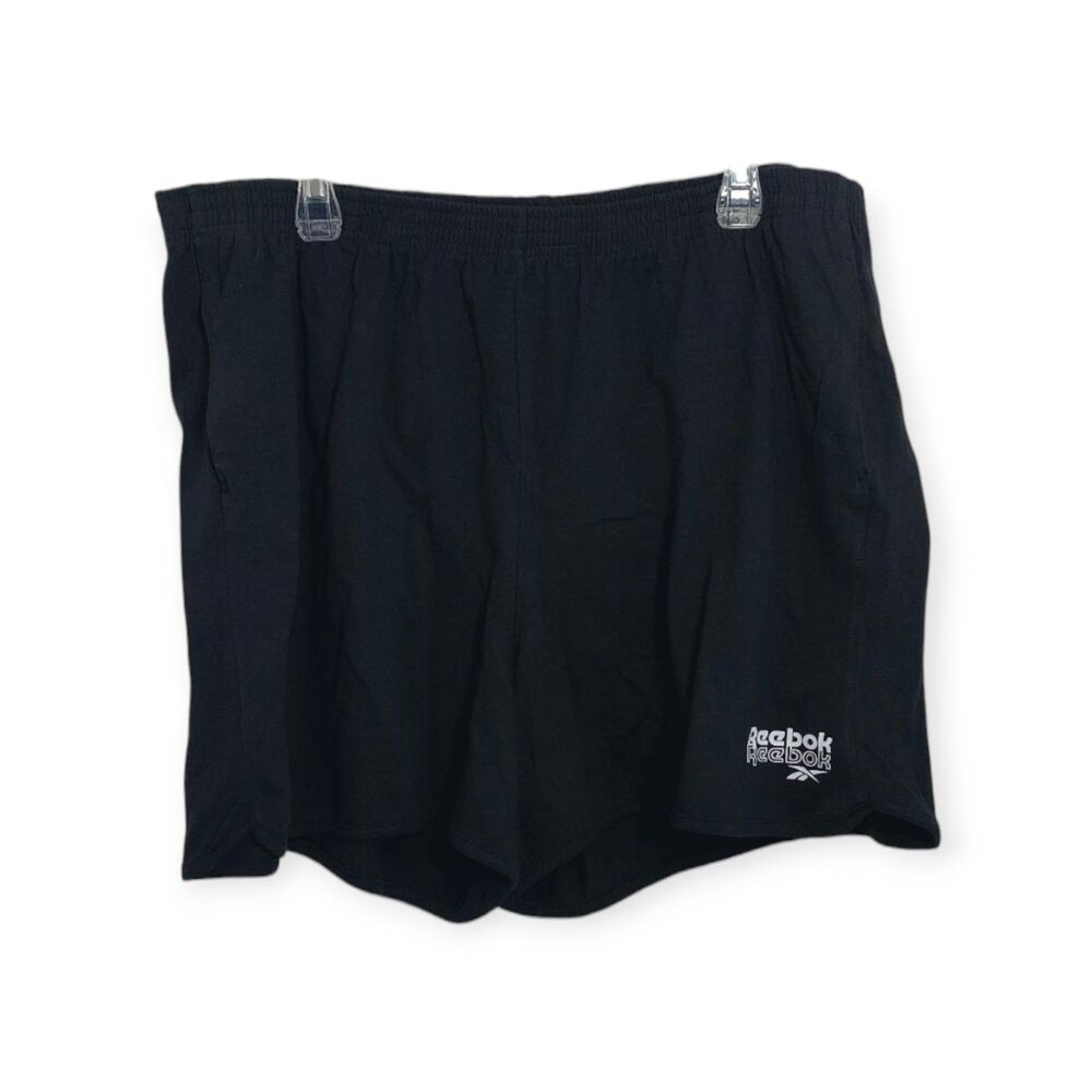 Reebok Women's Size 2XL Shorts RIE Training Short Black Cotton High Waisted